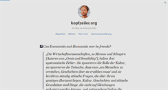 Desktop Screenshot of kopfzeiler.org